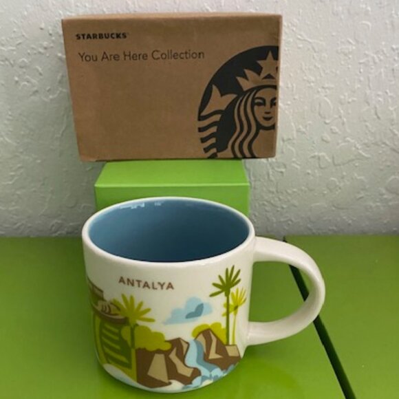New Starbucks ANTALYA (Turkey) Your Are Here Mug with box